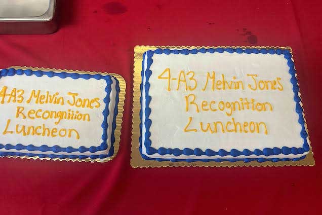 Cakes for Melvin Jones luncheon.
